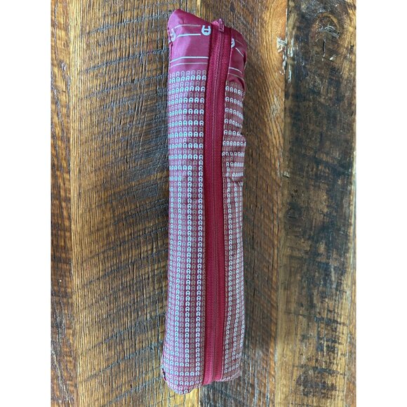 Vintage Etienne Aigner Plum Umbrella W/ Convertible Cover Bag - Picture 1 of 15